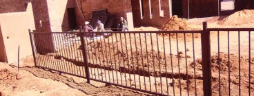 Fencing and walling Midrand CBD Renovations