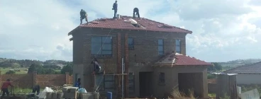 Roofing with concrete roof tiles Parktown Builders &amp; Building Contractors