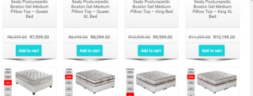 Sealy Posturepedic beds and mattresses