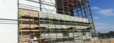 Warehouse In Atlantic Hill, External Facade with Facebrick Construction