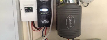 Solar system with MPPT, Inverter & Batteries connected to DB board