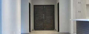 New Double volume front door