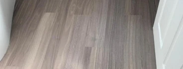 Bathroom vinyl installation