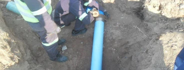 our guys fixing municipality pipes