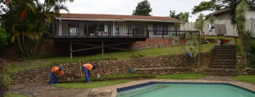 Before Terraforce retaining system