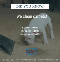 Carpet cleaning special for up to 3 rooms Sandton CBD Cleaning Contractors &amp; Services