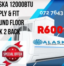 AirCon Service at R300 per unit. This month ONLY Phoenix Central Air Conditioning Installation