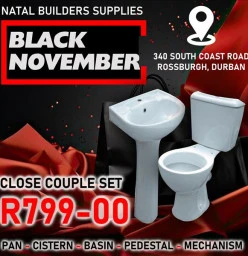 Want the best quality at affordable pricing? Then visit Natal Builders Supplies without delay. Clairwood Building Supplies &amp; Materials