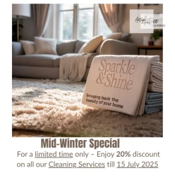 15% Discount Valid Until the 15th of July 2025 Kempton Park CBD Curtain Installation