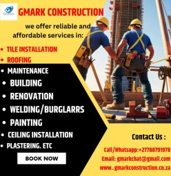 GMark Construction – Building Dreams, Crafting Quality Jouberton Roofing Contractors