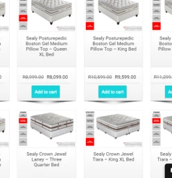 Sealy Posturepedic beds and mattresses