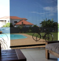 Outdoor Sheerweave - 95% reduction in UV and 7 degrees drop in temp!!!