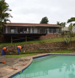 Before Terraforce retaining system