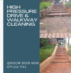 Walkway pressure cleaning