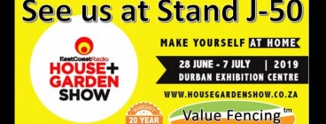 2019 East Coast radio - House &amp; Garden Show exhibition, Stand J-50 Durban North CBD Balustrade Contractors &amp; Services