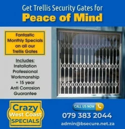 Security gate discount month special!! Jeffreys Bay CBD Security Doors