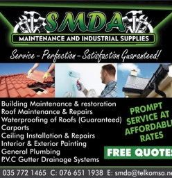 Improve the look of your home today, with SMDA!!! Richards Bay Central Roof water proofing