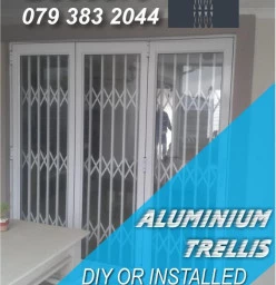 DIY Range of trellis gates delivered to all areas in Western Cape free of charge Jeffreys Bay CBD Security Doors