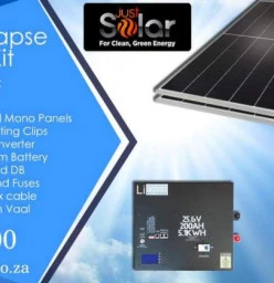 3kW Synapse Solar Kit Vanderbijlpark Solar Energy &amp; Battery Back-up