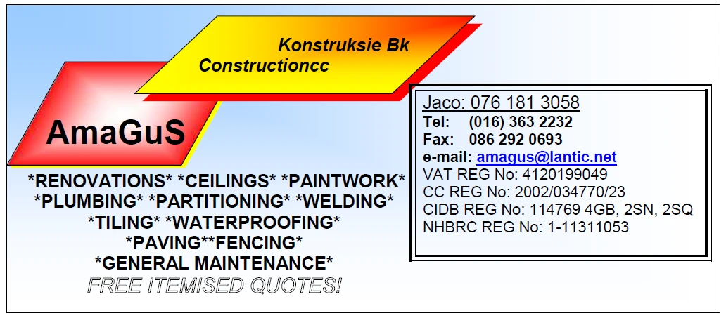 The 5 Best Builders & Building Contractors in Vereeniging 