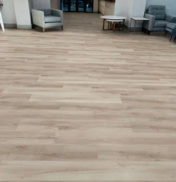 Vynyl and laminated wooden floor