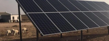 Solar Energy System on a Farm near Vosburg - no Grid