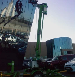 Cleaning at height