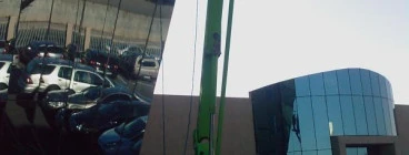 Cleaning at height