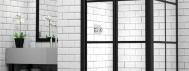 Mirage Bifold Framed Shower Enclosure_Black
