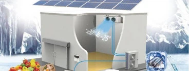 Solar powered cold / freezer rooms