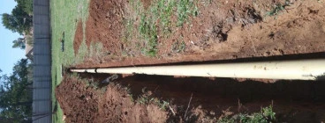 Septic tank system.