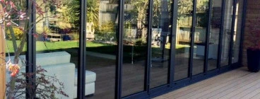 Brown Glass and aluminum windows Midrand CBD 1