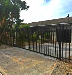 Automated driveway gate (galvanized and painted)