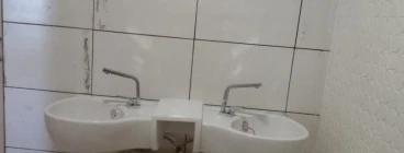 Bathroom tiling and plumbing