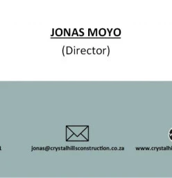 CRYSTAL HILLS CONSTRUCTION Booysens 1