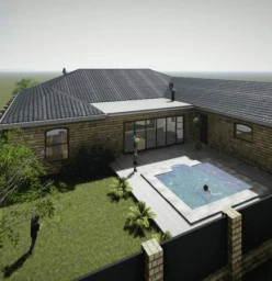 3D rendition of House Du Toit