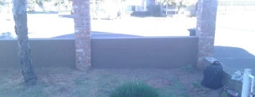 Boundary wall in progress