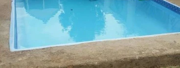 Before Tilling a fibreglass swimming pool in Fourways
