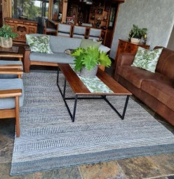 Home makeover project, from a once dreary and tired look - to an interior that reflects nature.