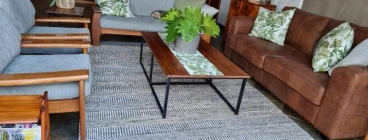 Home makeover project, from a once dreary and tired look - to an interior that reflects nature.
