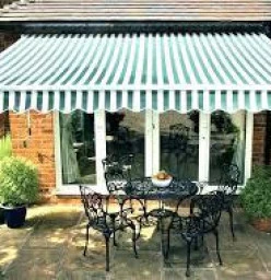 Beautiful Fold Arm Awning, great sun protection