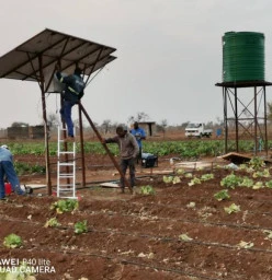Solar borehole installation ventersdorp