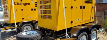 2x 100kVA Mobile Generators for Hire #Changen