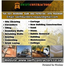 Swift Contractors and Renovators, Durban KZN