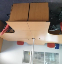 New workstations around electrical pole