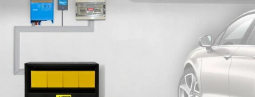 Example compact home inverter backup system for whole house