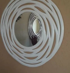 Bali Wood Mirrors (White or Silver) 1000x1000