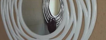 Bali Wood Mirrors (White or Silver) 1000x1000