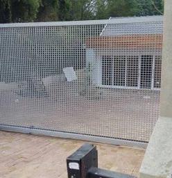 Secure gate with intercom