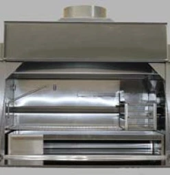 1200mm De Luxe stainless steel built-in braai